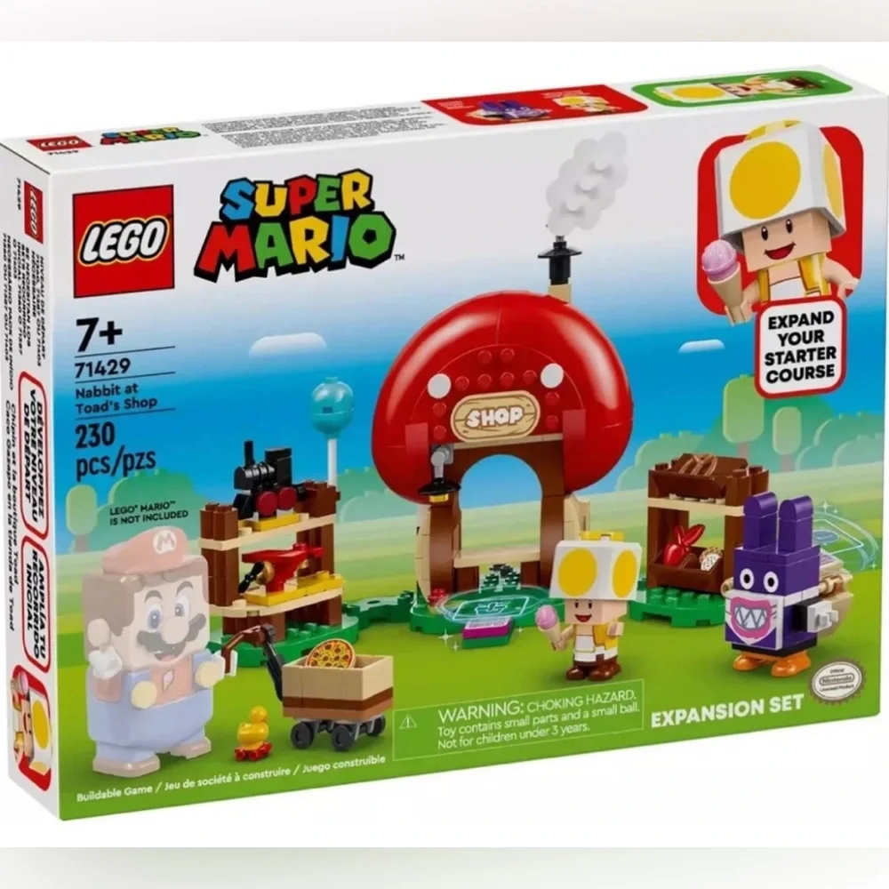 LEGO® Super Mario™ Nabbit at Toad’s Shop Expansion Set NEW 71429 RETIRED